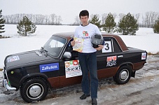 Серебряный призер гонок Михаил Петров