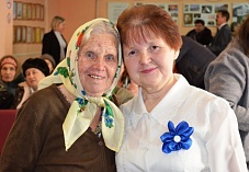 Нина Никифоровна с Ольгой Михайловной Моторкины